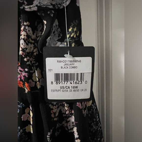 Rachel Roy Floral Ruffle Dress - Picture 7 of 8